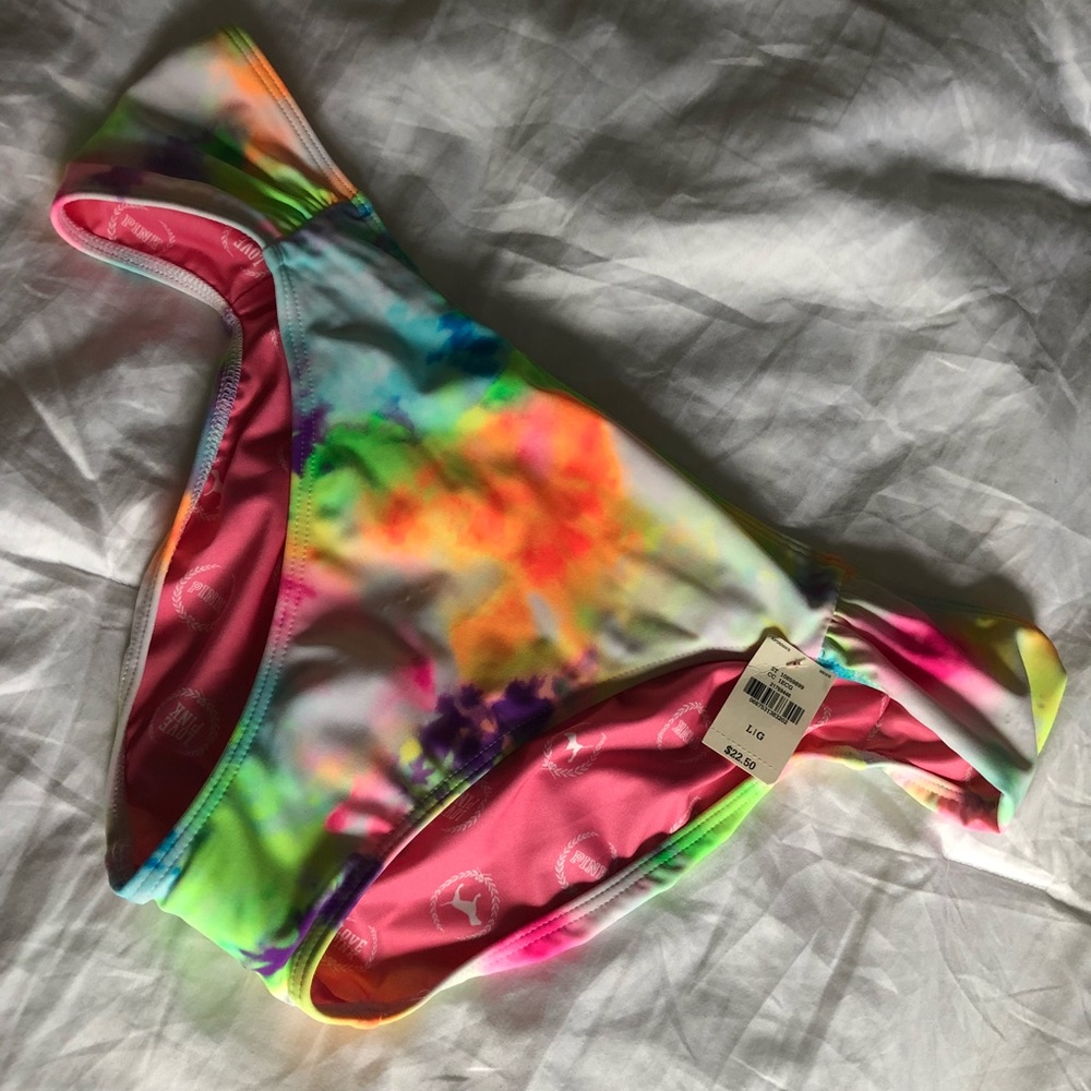 Victoria’s secret tie-dyed bikini bottoms